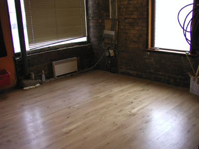Floor after finishing